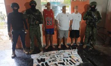 Manabí: Supuestos Choneros fueron detenidos por las Fuerzas Armadas en Puerto López